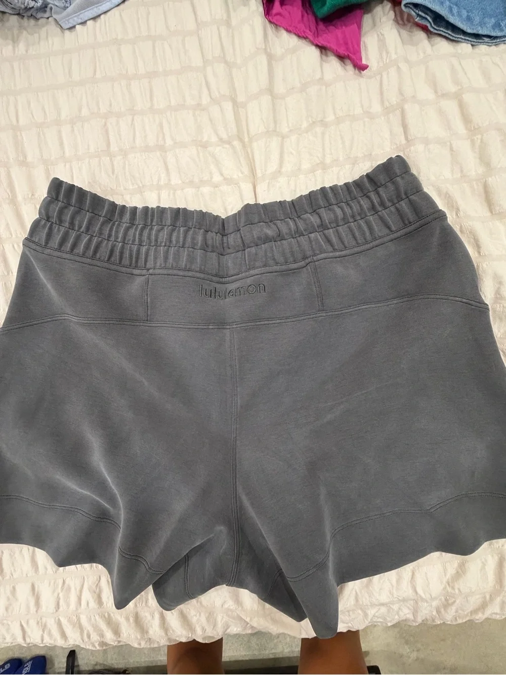 lululemon athletica softstreme charcoal Shorts